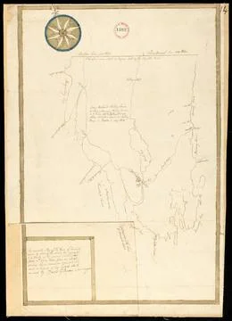 RECORD DATE NOT STATED Plan of Woolwich surveyed by David Gilmore, dated 1... Stock Photos