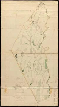 RECORD DATE NOT STATED Plan of Phillipston made by Jason Lamb, dated Novem... Stock Photos