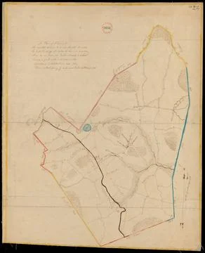 RECORD DATE NOT STATED Plan of Wilmington made by Edmund Parker, dated Oct... Foto stock