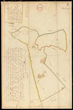 RECORD DATE NOT STATED Plan of Cambridge, made by Samuel Thompson, dated A... Foto stock