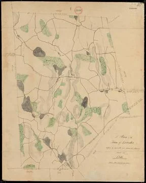 RECORD DATE NOT STATED Plan of Leicester, surveyor s name not given, dated... Stock Photos