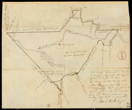 RECORD DATE NOT STATED Plan of New Braintree, made by David Pratt, dated 1... 스톡 사진
