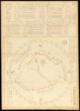 RECORD DATE NOT STATED Plan of Sherborn, surveyor s name not given, dated ... 스톡 사진