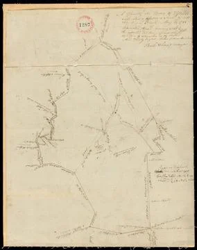 RECORD DATE NOT STATED Plan of Upton, surveyor s name not given, dated May... Foto stock