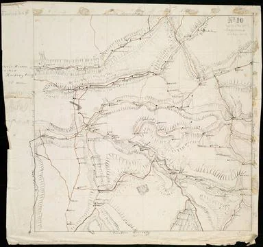 RECORD DATE NOT STATED Plat of Benton township, Hocking County, Ohio , Ben... Fotos de archivo