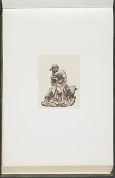 RECORD DATE NOT STATED  Plot model for sculpture on the Palais du Louvre: ... Fotos de archivo