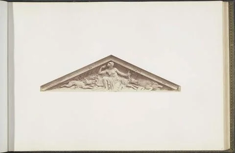 RECORD DATE NOT STATED  Plot models for sculptures on the Palais du Louvre... Foto stock