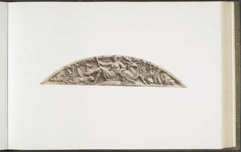 RECORD DATE NOT STATED  Plot models for sculptures on the Palais du Louvre... Fotos de archivo