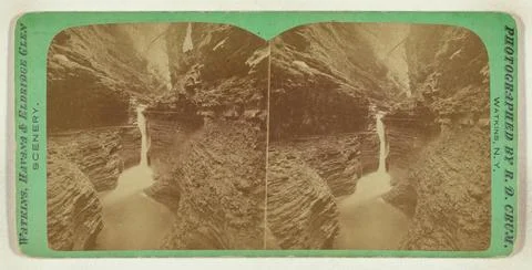 RECORD DATE NOT STATED Pluto Falls, Watkins Glen. Richard D. Crum (America... Foto stock