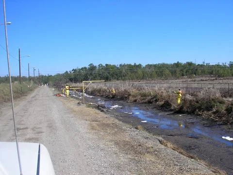 RECORD DATE NOT STATED Pollution - Emergency Support Function No. 10 Sites... Stock Photos