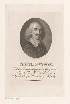 RECORD DATE NOT STATED  Porter van Nicolas Sanson, Konrad Westermayr, 1775... Stock Photos