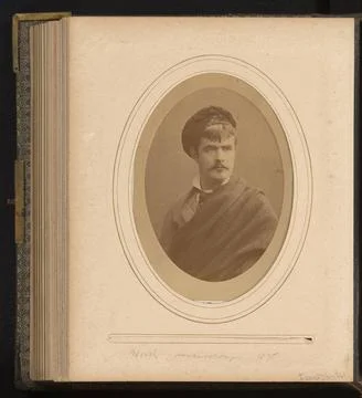 RECORD DATE NOT STATED  Portrait of Gaston or Jean-Philippe Worth, fashion... Stock-Fotos