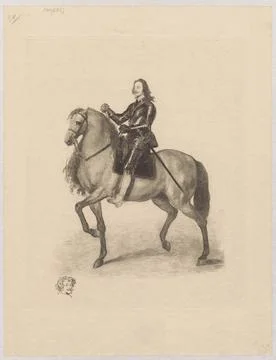RECORD DATE NOT STATED  Portrait de Charles 1er, state III; Jasi Ski, Feli... Stock Photos