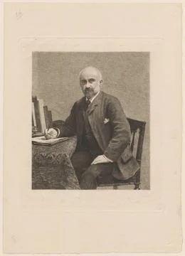 RECORD DATE NOT STATED  Portrait of Adolph Jullien, Stan IV; Jasi Ski, Fel... Stock Photos