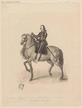 RECORD DATE NOT STATED  Portrait de Charles 1er, state III; Jasi Ski, Feli... Stockfoto's