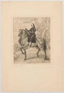 RECORD DATE NOT STATED  Portrait de Charles 1er, state IV; Jasi Ski, Felik... Stock Photos