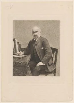 RECORD DATE NOT STATED  Portrait de M. Adolphe Jullien, Stan III; Jasi Ski... Stock Photos