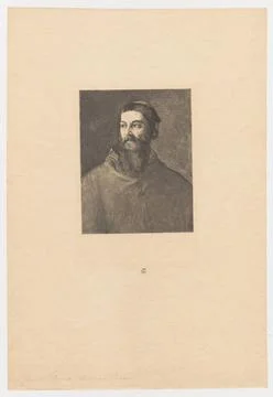 RECORD DATE NOT STATED  Portrait of Cardine Rodolfo Pio da Capri; Jasi Ski... Stockfoto's