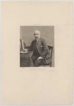 RECORD DATE NOT STATED  Portrait de M. Adolphe Jullien, Publishing Print; ... Stockfoto's