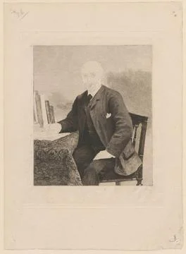RECORD DATE NOT STATED  Portrait de M. Adolphe Jullien, Stan II; Jasi Ski,... Stock Photos