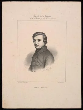 RECORD DATE NOT STATED  Portrait of Louis Blanc; Aubert et Cie (Paris; Lit... 写真素材
