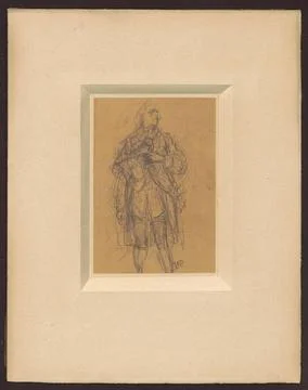 RECORD DATE NOT STATED  Post Podkiego, sketch to the painting Rejtan. Fall... Stock Photos