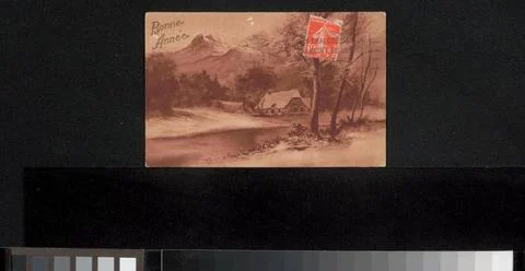 RECORD DATE NOT STATED  Postcard to Philip Zilcken, 1927 Paris cardboard. ... Foto stock