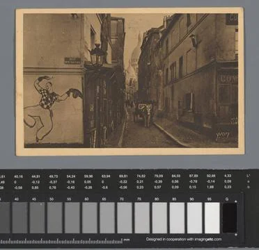RECORD DATE NOT STATED  Postcard to Jan Ponstijn, Leo Gestel, 1926 Paris c... Foto stock