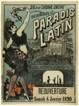 RECORD DATE NOT STATED  Poster for the show Paradis Latin ; Ballets, acrob... Photos
