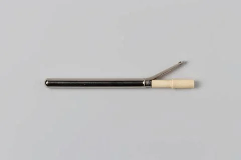 RECORD DATE NOT STATED  Pour of steel with leg handle, in cylindrical stee... Photos