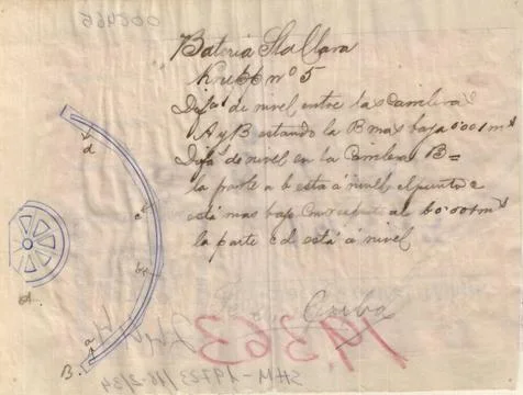 RECORD DATE NOT STATED Present the battery plan in note, the height differ... 스톡 사진