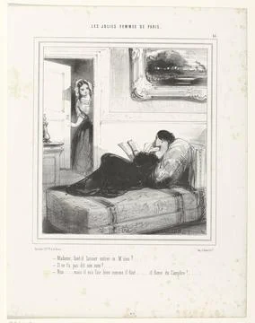 RECORD DATE NOT STATED  The pretty women of Paris, 1848, No. 15: Madam, sh... Stock Photos