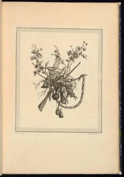 RECORD DATE NOT STATED Print, Pl. 4 of 6e suite de trofÃ es de chasse par .. Stock-Fotos