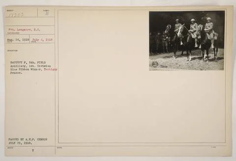RECORD DATE NOT STATED  Private Longacre of the S.C. Battery, 5th Field Ar... Fotos Stock