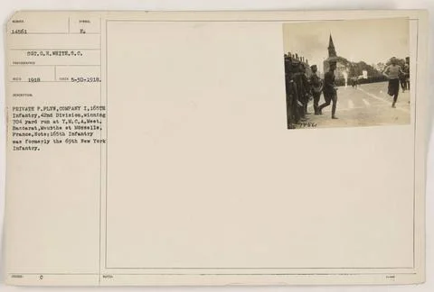 RECORD DATE NOT STATED  Private P. Plyn, from Company I of the 165th Infan... Stock Photos