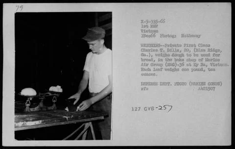 RECORD DATE NOT STATED  Private First Class Charles T. Dilla from Blue Rid... Stock Photos