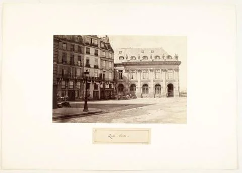 RECORD DATE NOT STATED  Quai Conti. Paris (6th arr.), Between 1865 and 186... Stock-Fotos