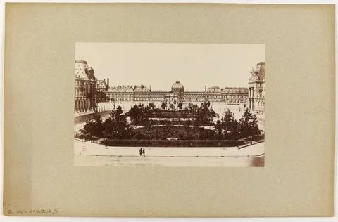 RECORD DATE NOT STATED  Queen s garden at the ChÃ¢teau des Tuileries, Pari. 写真素材