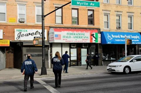 RECORD DATE NOT STATED Queens, N.Y., Jan. 9, 2013 FEMA Community Relations... Stock Photos