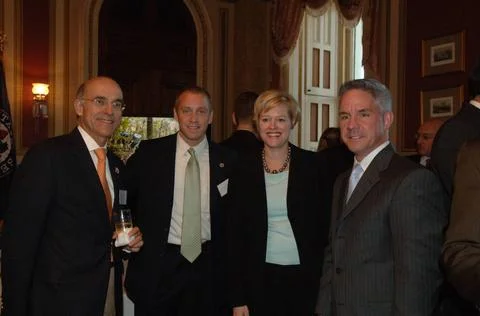 RECORD DATE NOT STATED  Reception, attended by Fish and Wildlife Service D... Foto stock