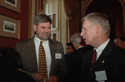 RECORD DATE NOT STATED  Reception, attended by Fish and Wildlife Service D... Foto stock