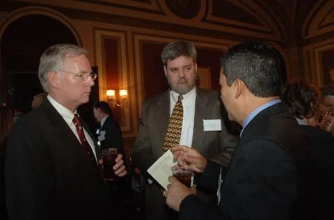 RECORD DATE NOT STATED  Reception, attended by Fish and Wildlife Service D... Foto stock