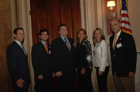 RECORD DATE NOT STATED  Reception, attended by Fish and Wildlife Service D... Foto stock