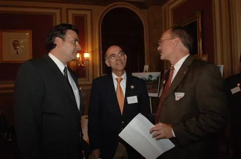 RECORD DATE NOT STATED  Reception, attended by Fish and Wildlife Service D... Foto stock