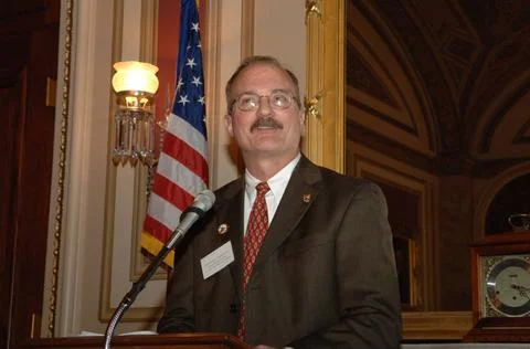 RECORD DATE NOT STATED  Reception, attended by Fish and Wildlife Service D... Foto stock