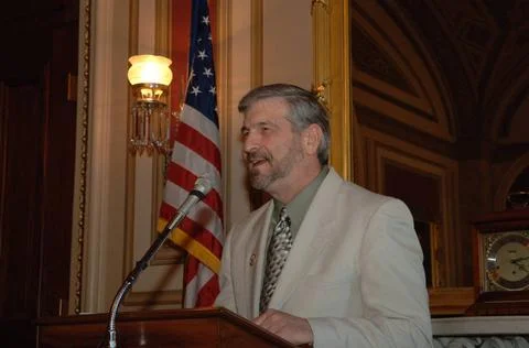 RECORD DATE NOT STATED  Reception, attended by Fish and Wildlife Service D... Foto stock
