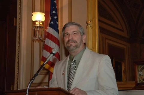 RECORD DATE NOT STATED  Reception, attended by Fish and Wildlife Service D... Foto stock
