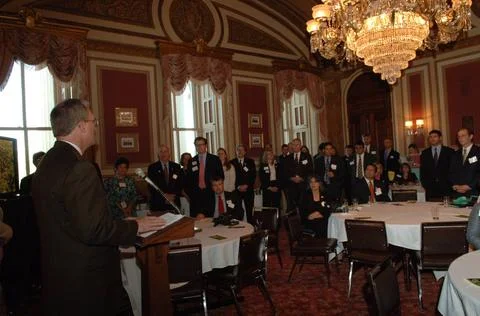 RECORD DATE NOT STATED  Reception, attended by Fish and Wildlife Service D... Foto stock