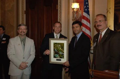 RECORD DATE NOT STATED  Reception, attended by Fish and Wildlife Service D... Foto stock