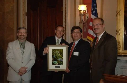 RECORD DATE NOT STATED  Reception, attended by Fish and Wildlife Service D... Foto stock